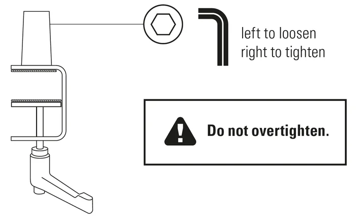 Wave Desk Stand - Adjustment 1