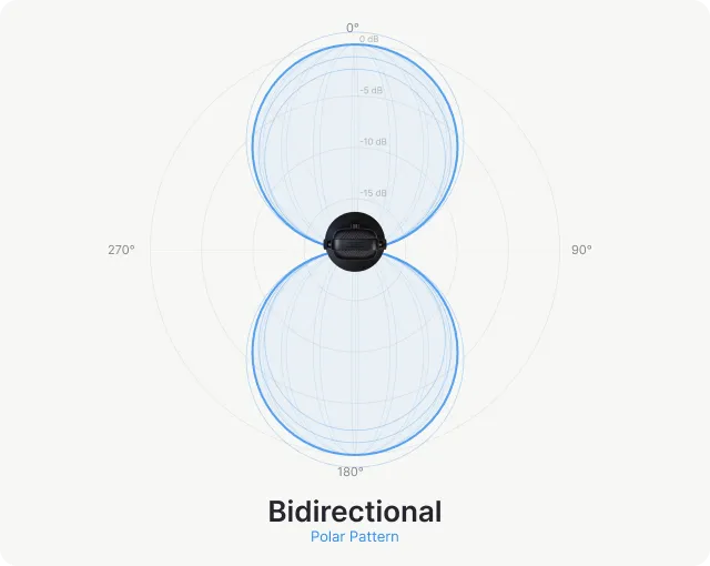 Bidirectional Polar Pattern