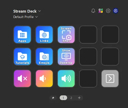 Default Profile - Stream Deck