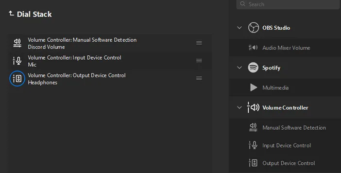 Dial Stack - Add