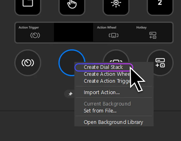 Dial Stack - Create 1