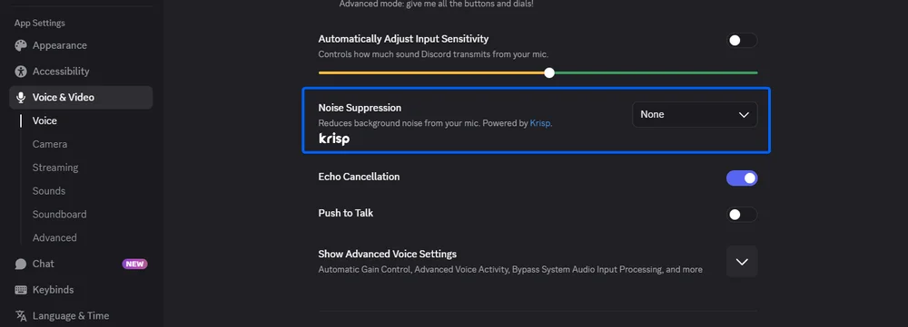 Discord - krisp v2