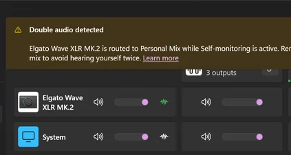 Wave Link Double Audio Warning thumbnail