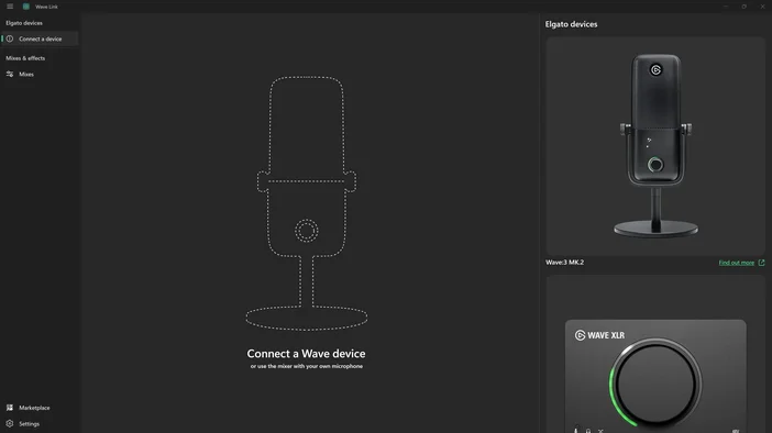 Wave Link - Connect a device