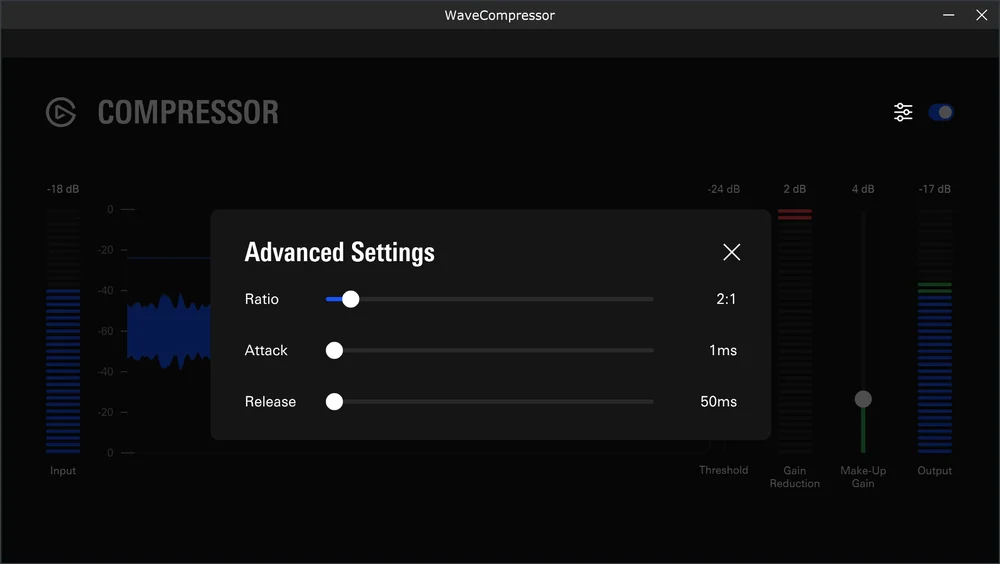 Compressor - Settings 2