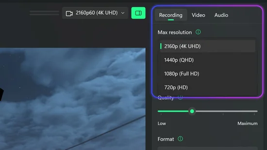Elgato Studio - Max Resolution