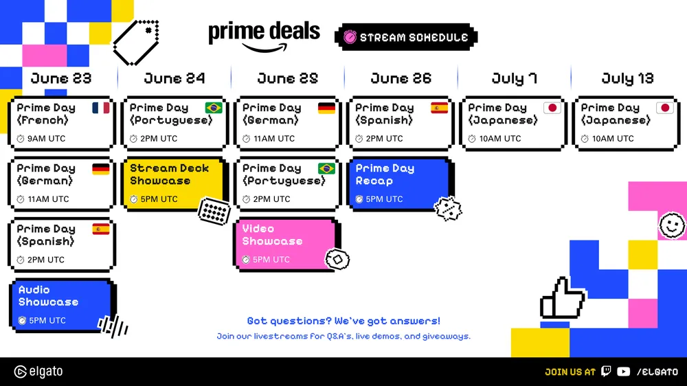 Elgato Week Stream Calendar EN