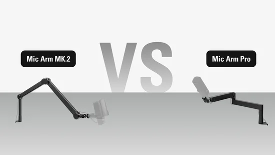 Wave Mic Arm MK.2 vs Mic Arm LP