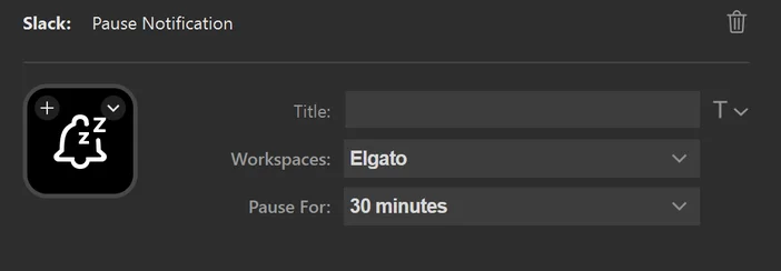 Slack - Pause Notification