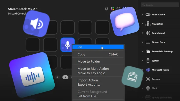 Pinned Actions Explorer