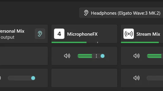 Wave Link 3.0 MicrophoneFX Zoomed