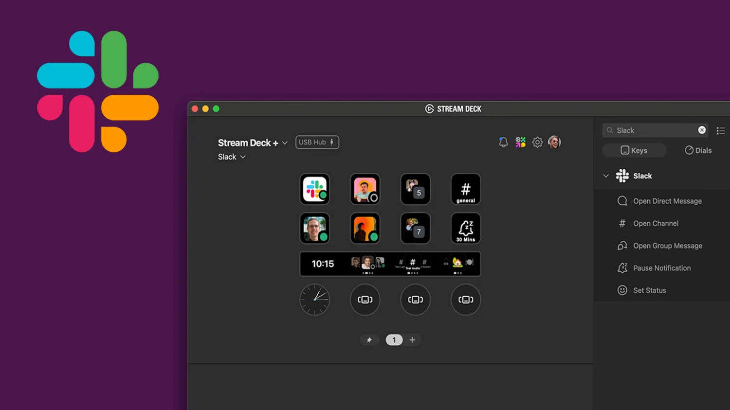 Plugin Slack per Stream Deck: accesso rapido a messaggi, canali e ...
