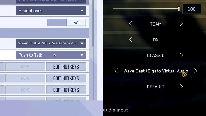 Wave Cast Setting Virtual Mic in Games