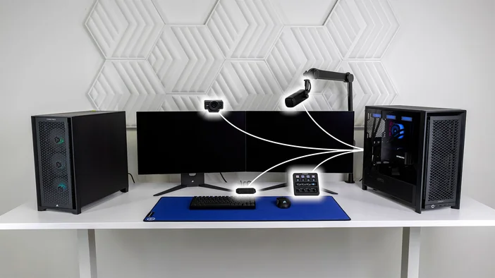 Wave Cast Wiring Between Two PCs