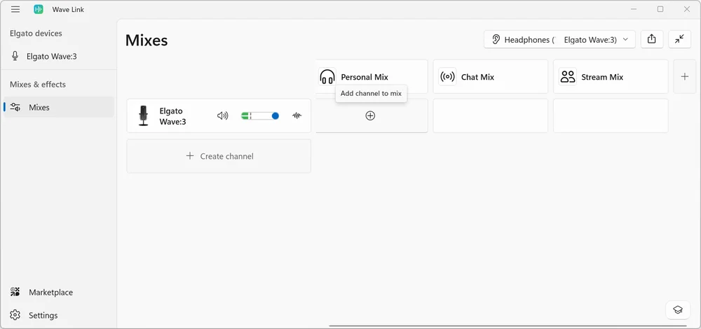 Wave Link 3 Add Channels