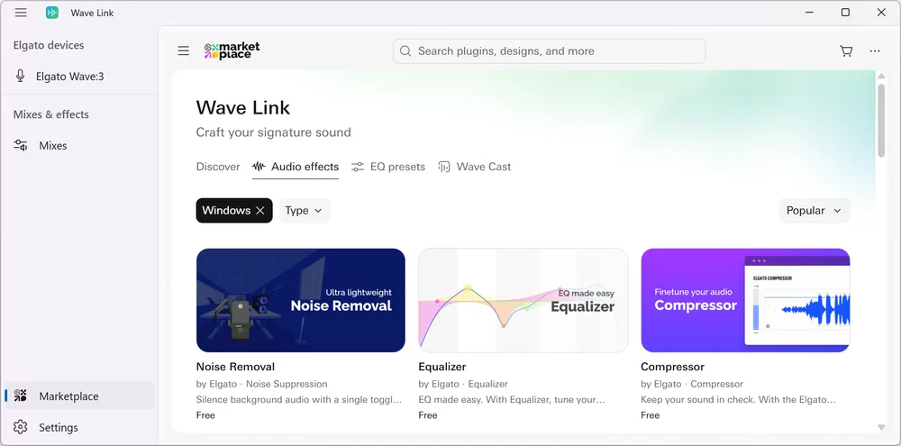 Wave Link 3 Audio Effects