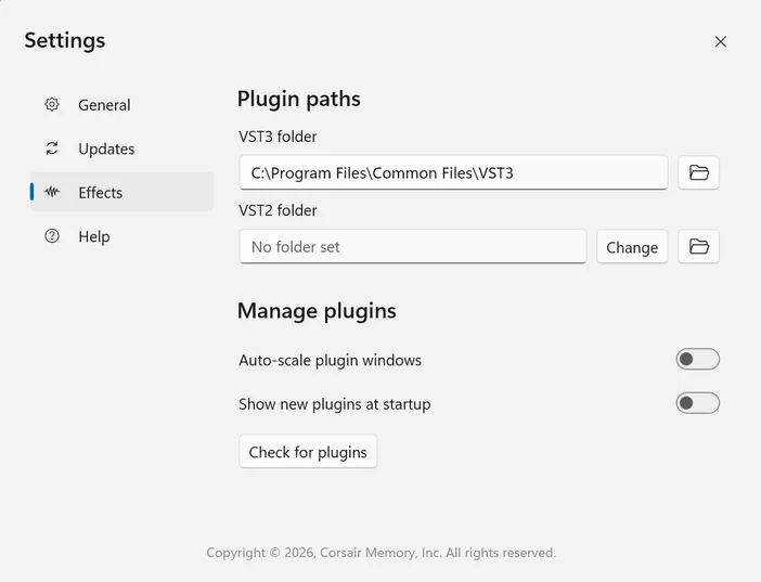 Wave Link 3 Settings Effects