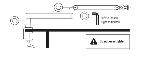 Wave Mic Arm LP - Adjustment