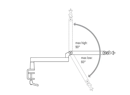 Wave Mic Arm LP - Measures
