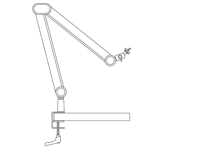 Wave Mic Arm MK.2 - Riser 1