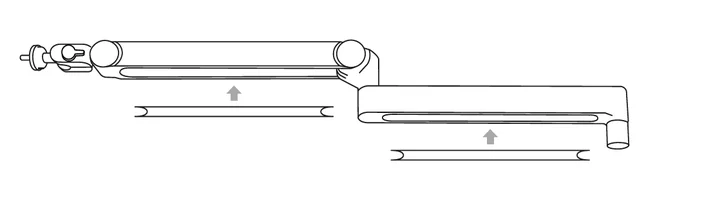 Wave Mic Arm Pro- Cable Management