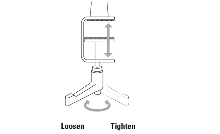 Wave Mic Arm Pro- Desk Clamp 1