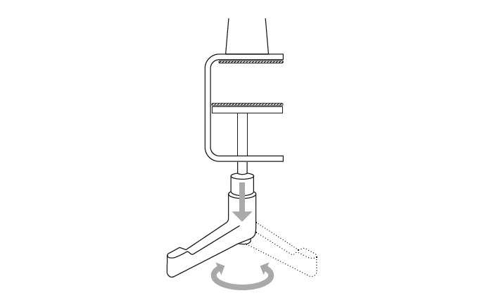 Wave Mic Arm Pro- Desk Clamp 2