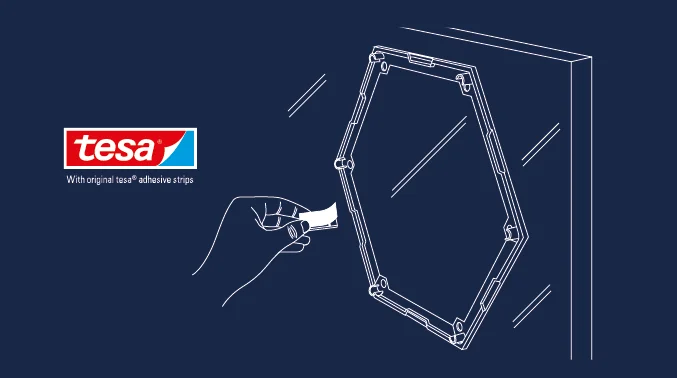 Wave Panels Starter Set - Mount on smooth wall