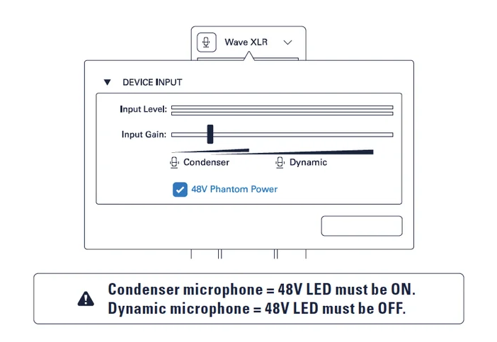 Wave XLR - Phantom Power