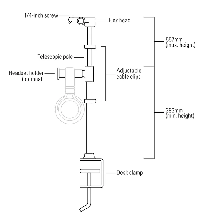 Clamp for Key Light Neo