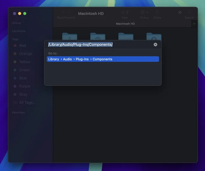 macOS Components Folder